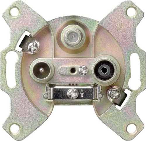 Розетка TV-FM-SAT Оконечная без накладки без рамки Gira ClassiX 1-м. картинка